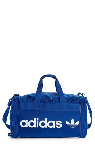 Shop Adidas Originals Originals Santiago Ii Duffle Bag - Blue