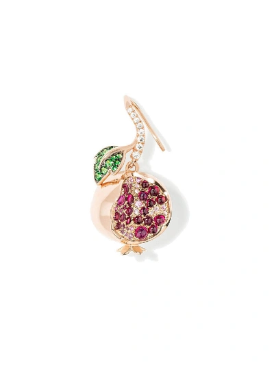 Shop Aurelie Bidermann Pomegranate Earring In Gold