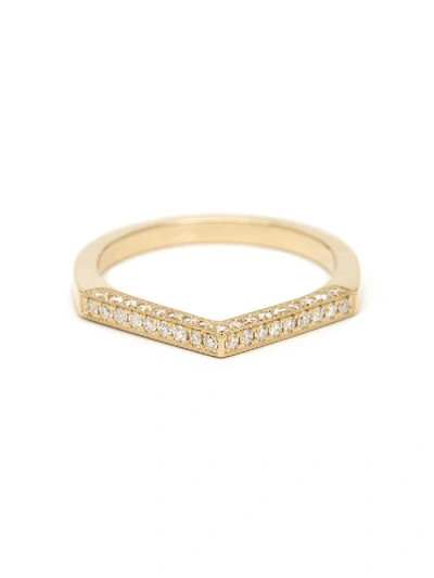 Shop Azlee 18k Yellow Gold Celestial Diamond Ring