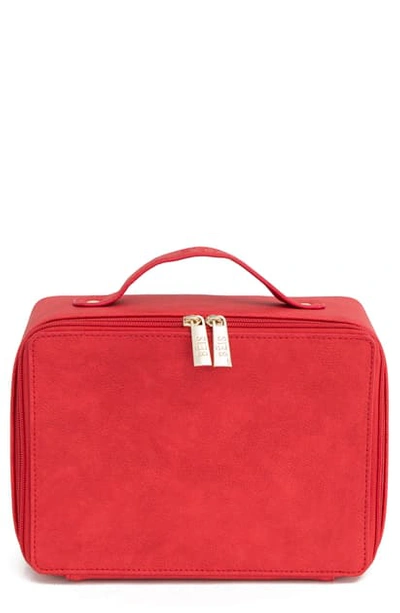 Shop Beis Travel Cosmetics Case In Red