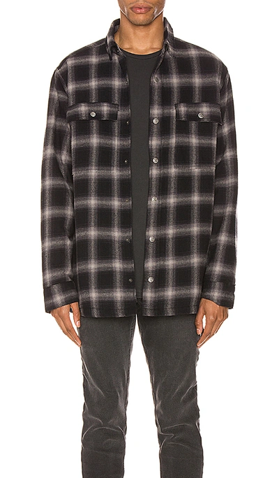 Shop Ksubi Strata Quilted Check Shirt In Multi