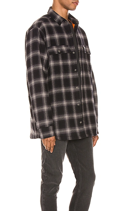 Shop Ksubi Strata Quilted Check Shirt In Multi