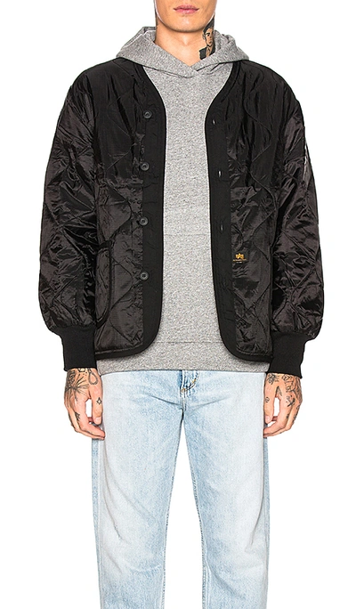 Alpha Industries Als Liner Jacket 100108 In Black