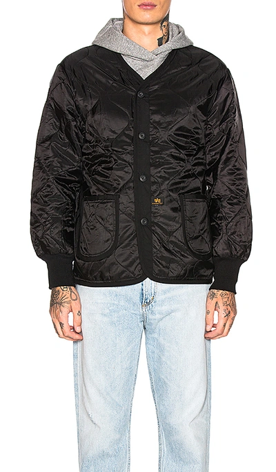 Alpha Industries Als Liner Jacket 100108 In Black