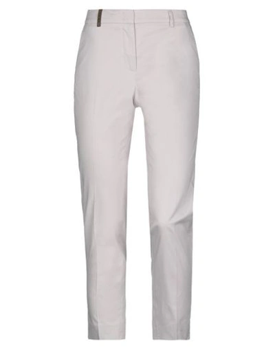 Peserico Woman Trousers In Grey