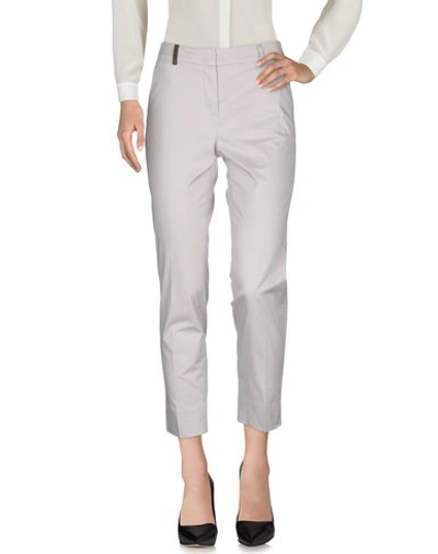 Peserico Woman Trousers In Grey