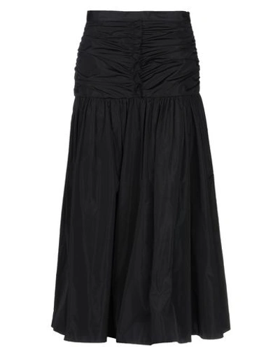 Shop Stella Mccartney Maxi Skirts In Black