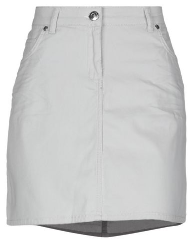 Love Moschino Mini Skirt In Light Grey | ModeSens