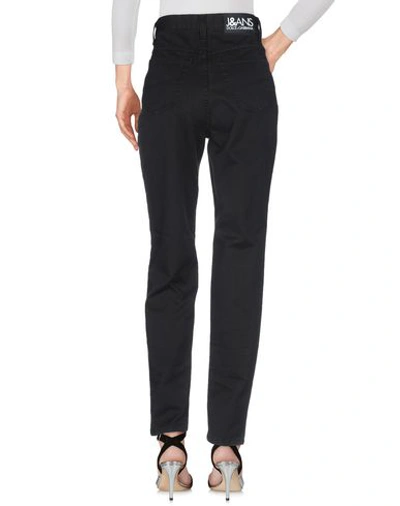 Shop Dolce & Gabbana Denim Pants In Black