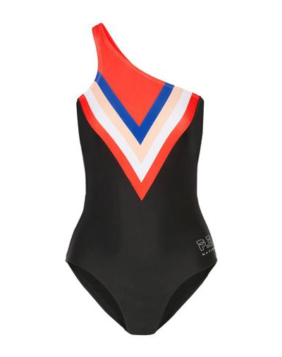 Shop P.e Nation One-piece Swimsuits In Black