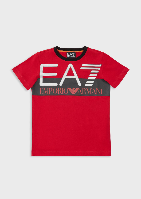 Emporio Armani T-Shirts - Item 12372996 In Red | ModeSens