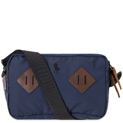 Shop Polo Ralph Lauren Mountain Cross Body Bag In Blue