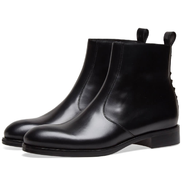 valentino rockstud chelsea boots