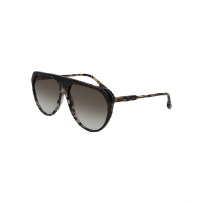 Shop Victoria Beckham Tortoiseshell D-frame Sunglasses In Brown And Other