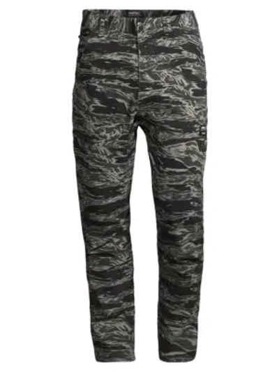 Shop Wesc Montauk Tiger Camo Pants In Black