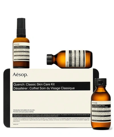 Shop Aesop Quench: Classic Skin Care Kit In White