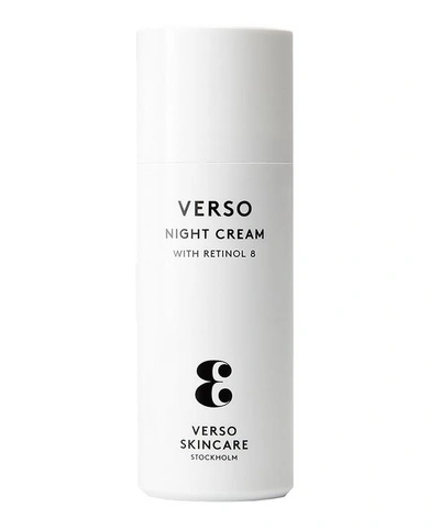 Shop Verso Skincare Night Cream 50ml In White