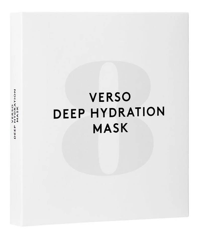 Shop Verso Skincare Deep Hydration Mask 4 X 25g In White