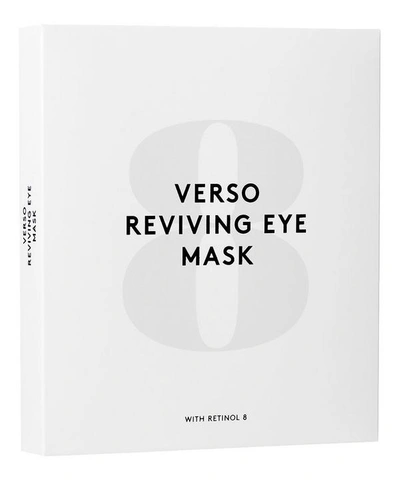 Shop Verso Skincare Reviving Eye Mask 4 X 3g In White