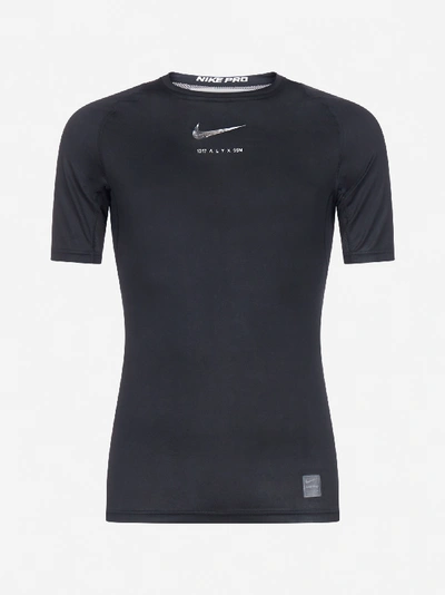 Shop Alyx Logo + Nike Technical Fabric T-shirt
