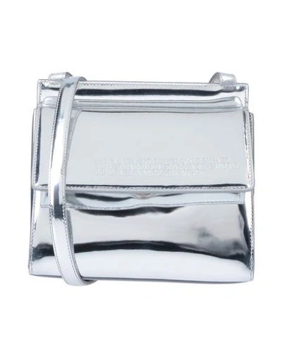 Shop Calvin Klein 205w39nyc Cross-body Bags In Silver