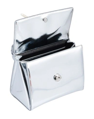 Shop Calvin Klein 205w39nyc Cross-body Bags In Silver