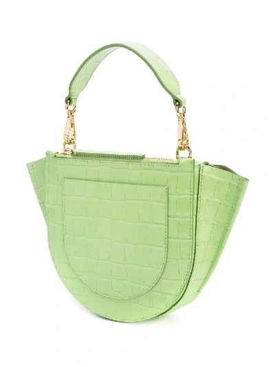 Shop Wandler Hortensia Mini Handbag Green