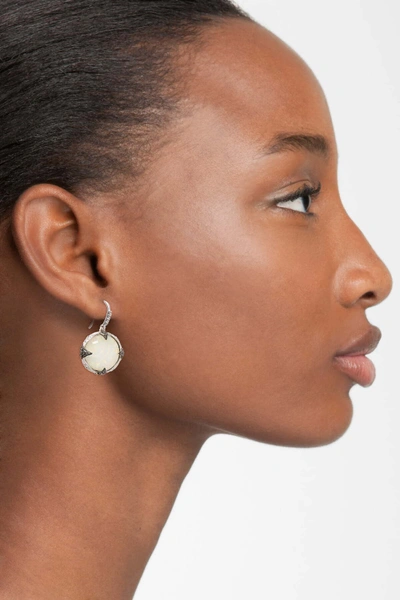Shop Armenta New World Opal & Diamond Drop Earrings In Silver