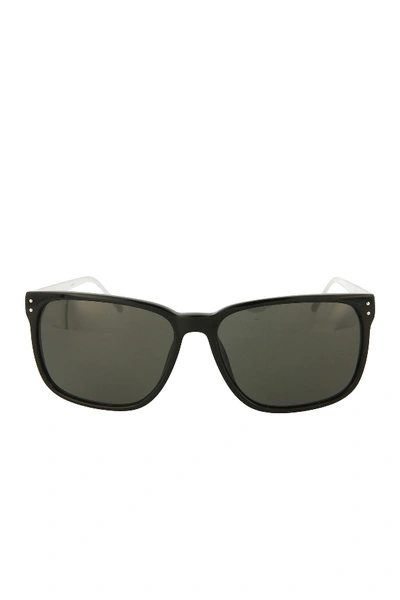 Shop Linda Farrow 59mm Novelty Sunglasses In Black White Gold Gre