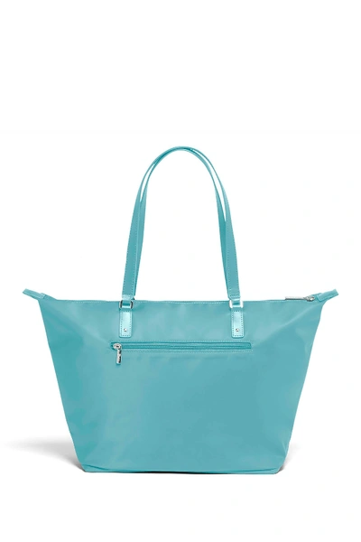 Shop Lipault Medium Tote Bag In Coastal Blue