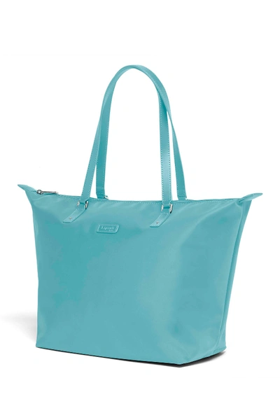 Shop Lipault Medium Tote Bag In Coastal Blue