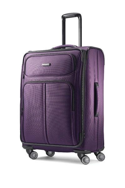 Shop Samsonite Leverage Lte 25" Spinner Wheel Suitcase In Purple