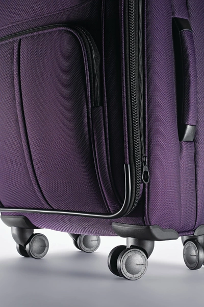 Shop Samsonite Leverage Lte 25" Spinner Wheel Suitcase In Purple