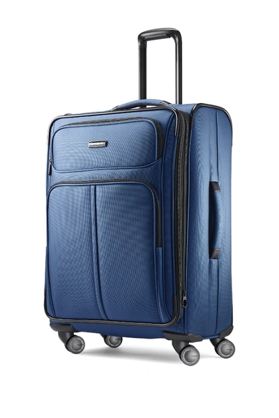 Shop Samsonite Leverage Lte 25" Spinner Wheel Suitcase In Poseidon Blue