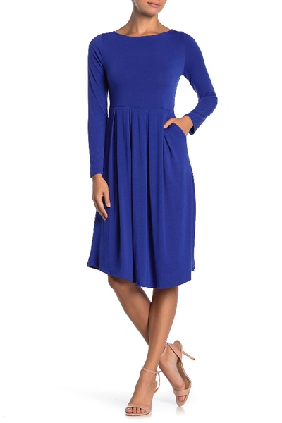 Shop West Kei Knit Midi Dress (petite) In Blue Violet