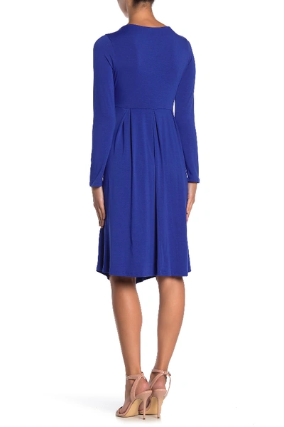 Shop West Kei Knit Midi Dress (petite) In Blue Violet