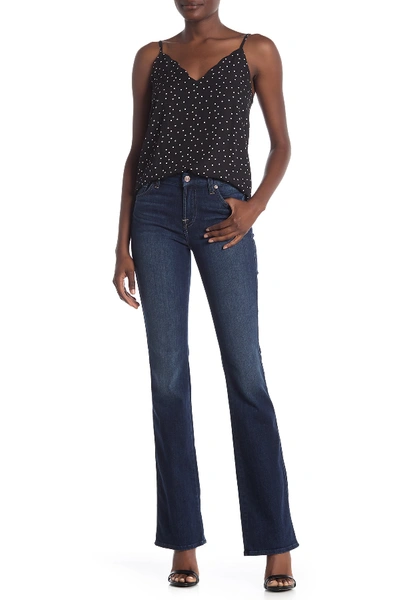 Shop 7 For All Mankind Kimmie Bootcut Squiggle Jeans In Parisian Night