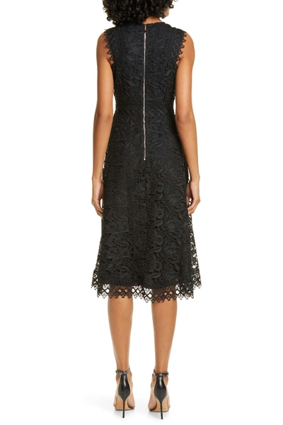 Shop Ted Baker Questy Sleeveless Lace Dress In Black
