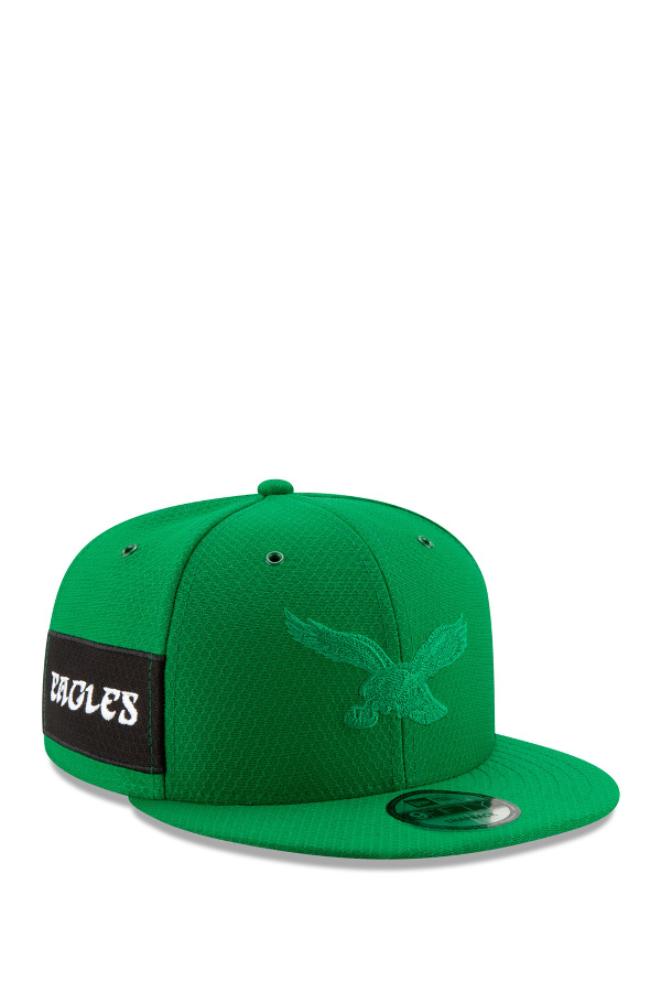 kelly green eagles hat