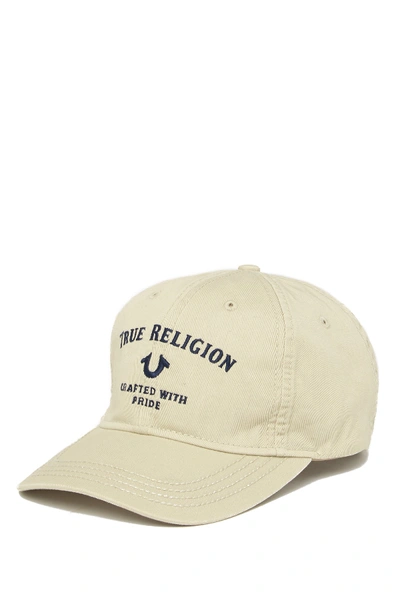 Shop True Religion Crafted Baseball Cap In Khaki