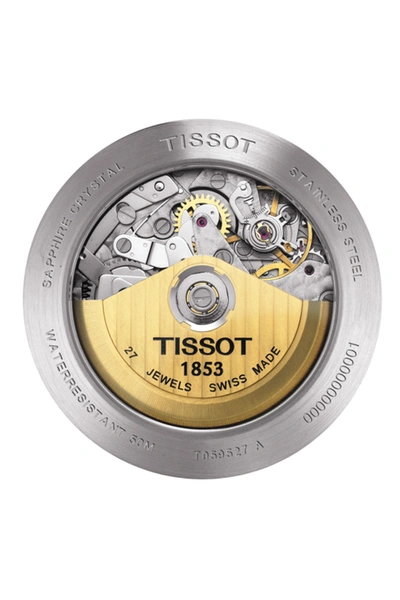 Shop Tissot Men's T-lord Automatic Embossed Leather Strap Watch, 42.2mm