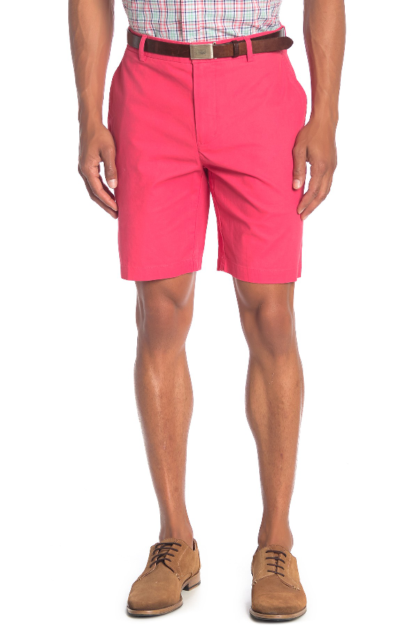 Tailorbyrd Stretch Chino Shorts In Watermelon | ModeSens