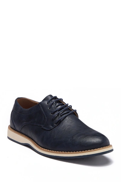 Shop Hawke & Co. Albert Lace-up Leather Derby In Navy