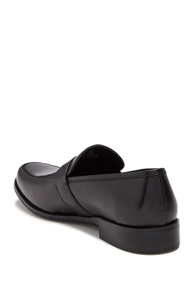 Shop Karl Lagerfeld Leather Loafer In Black