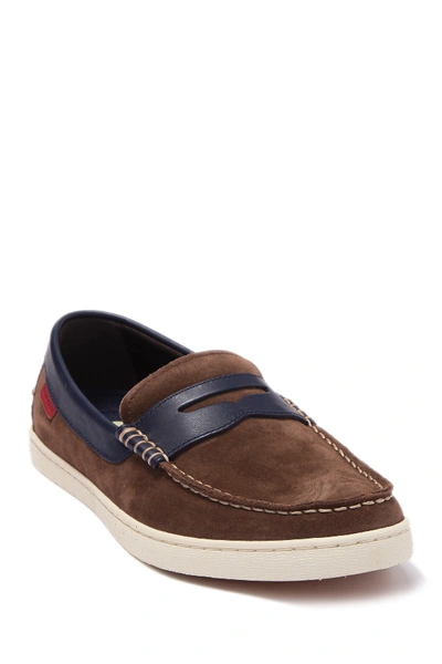 Shop Cole Haan Nantucket Suede Loafer In Washed Map