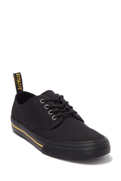 Shop Dr. Martens' Pressler Canvas Sneaker In Black Canvas