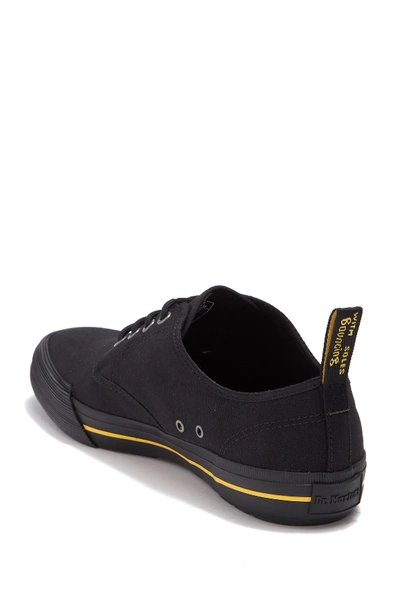 Shop Dr. Martens' Pressler Canvas Sneaker In Black Canvas