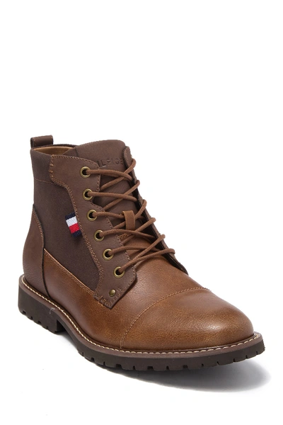 Shop Tommy Hilfiger Bohan Lace-up Boot In Mbrll