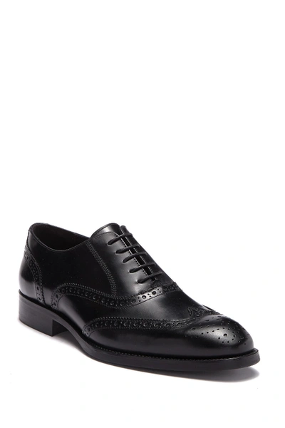 Shop To Boot New York Bello Wingtip Leather Oxford In Black