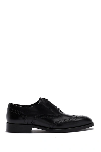 Shop To Boot New York Bello Wingtip Leather Oxford In Black